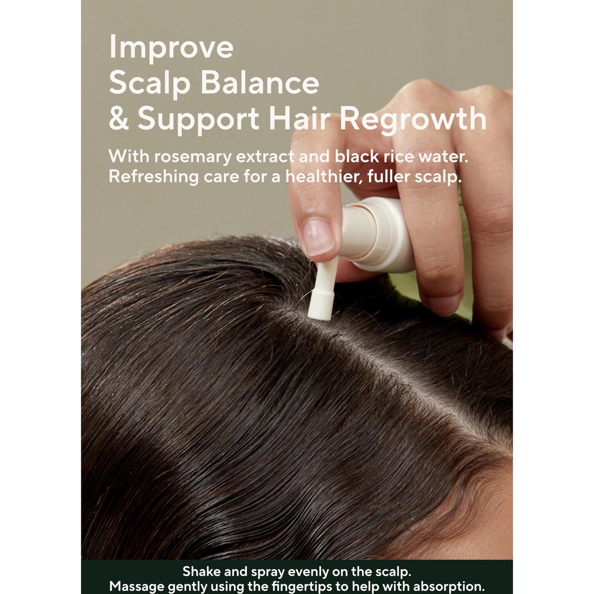 AROMATICA Root Enhancer Rosemary Water Spray for Hair Growth – Korean Hair Care Oil for Scalp Detox – Flaky & Itchy & Dry Scalp Treatment – Free from Sulfate, Silicone, and Paraben (3.38oz) - Medaid International