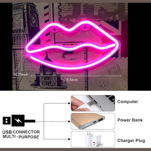 USB Neon Signs Lights for Wall Decor