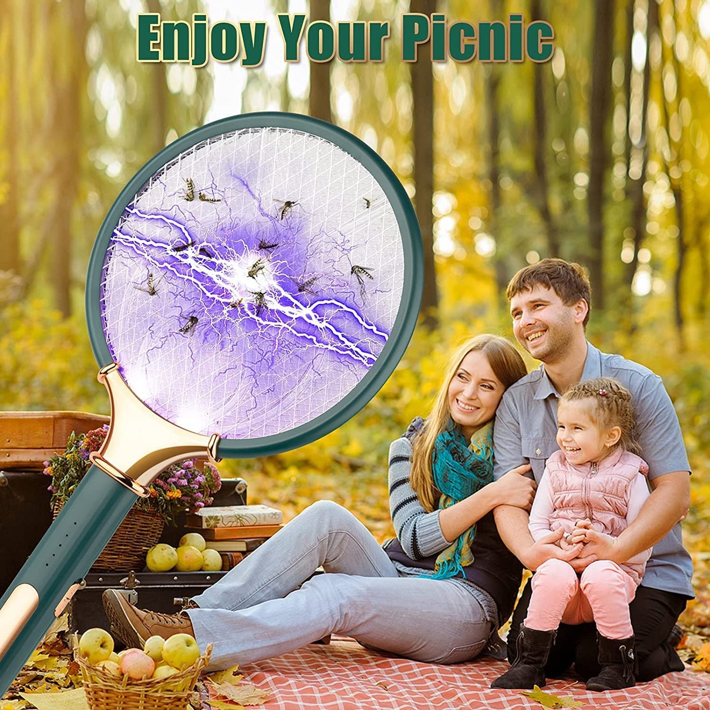 Rechargeable Electric Mosquito Racket
