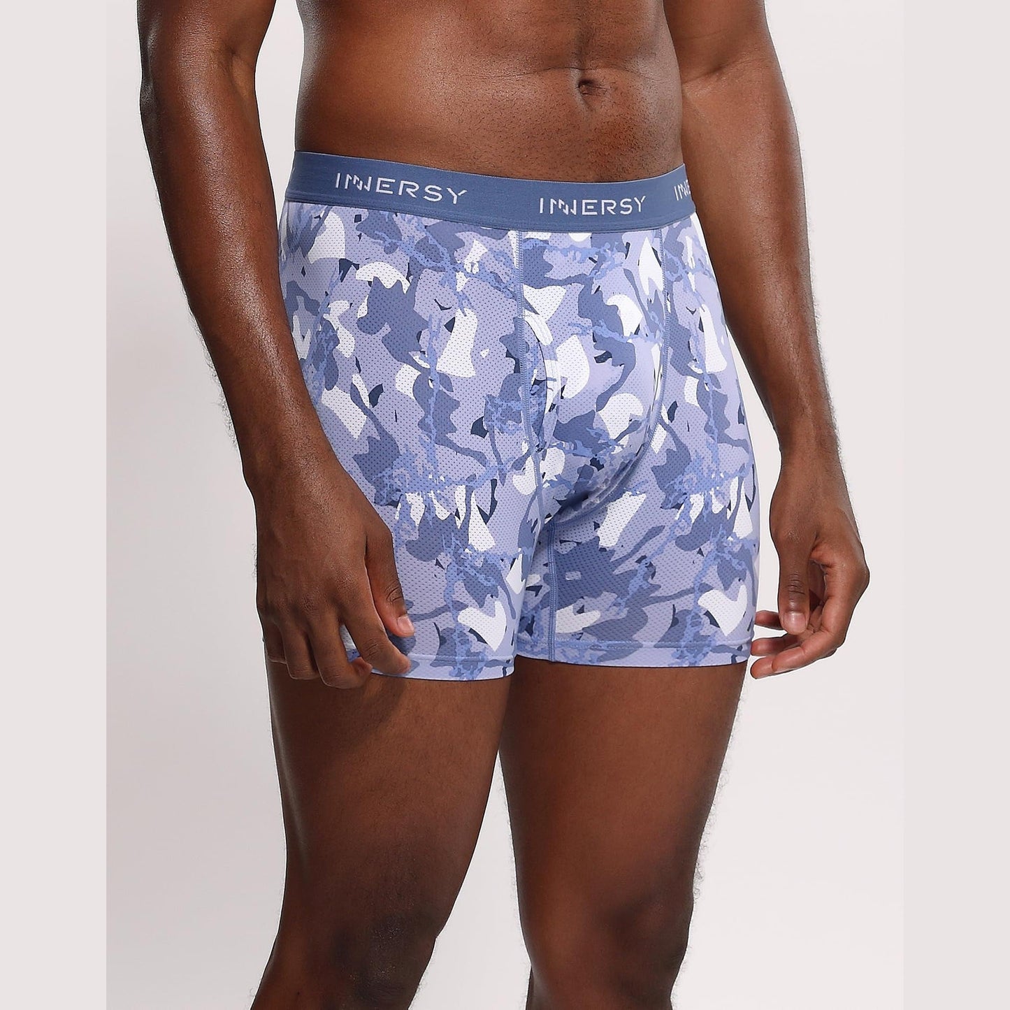 INNERSY Men's Breathable Mesh Boxer Briefs Cooling Moisture Wicking Underwear 4-Pack(Camouflage Maze,Large) - Medaid International