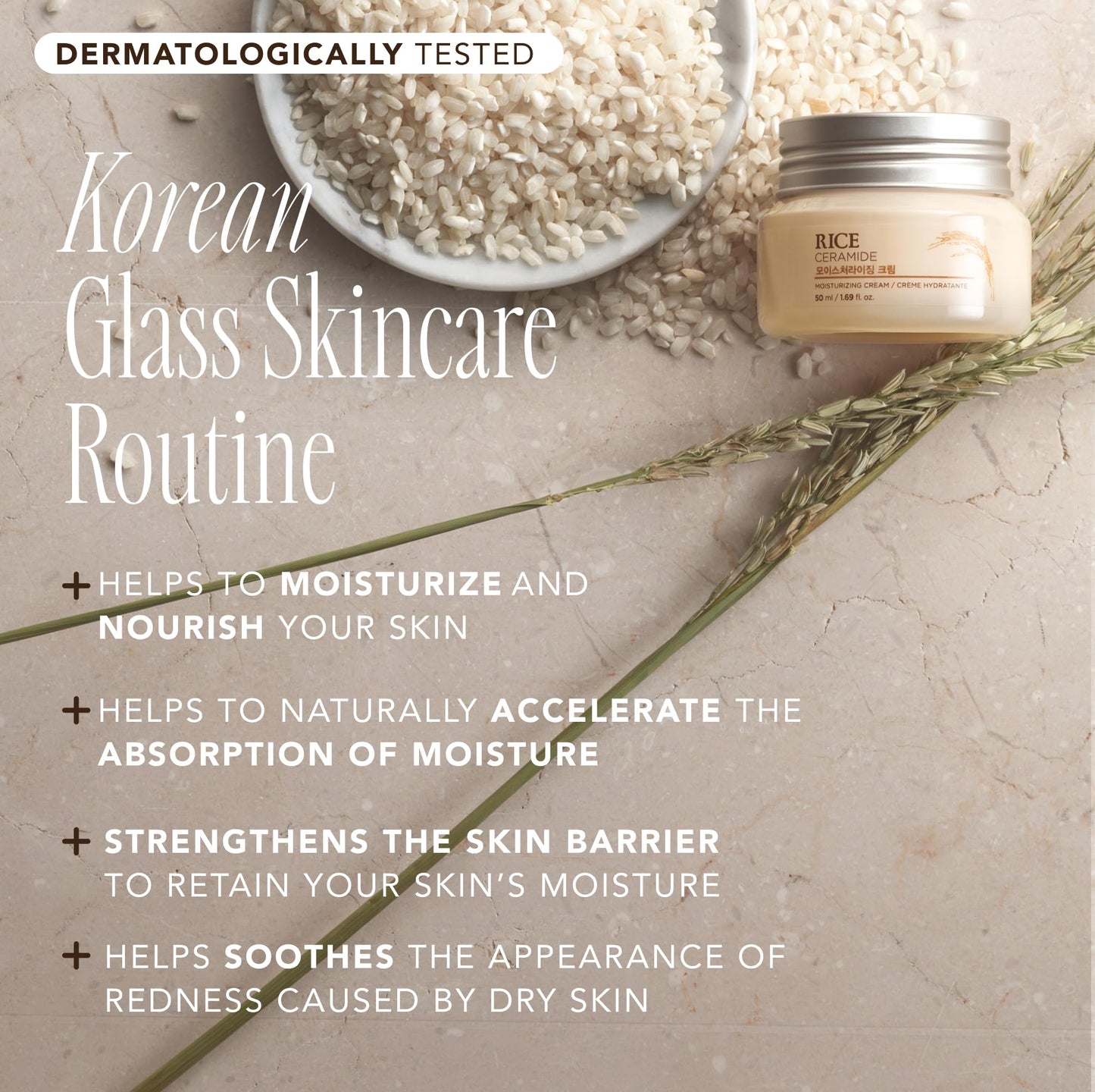 The Face Shop Rice Ceramide Sun Barrier Set - Rice Extract Korean Moisturizer & Daily Hydrating Facial Sunscreen - Medaid International