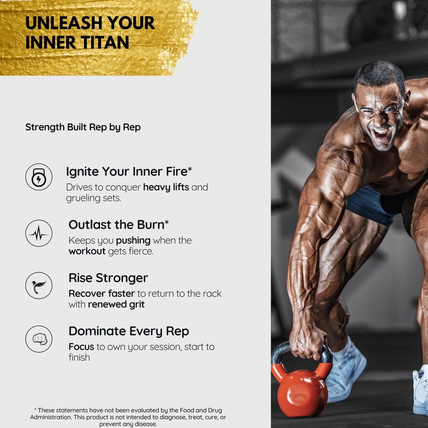 NutraHerds - Men’s Vitality & Testosterone Support | Tongkat Ali + Fadogia Agrestis + Ashwagandha + Shilajit & More | Energy • Stamina • Focus | 2 Capsule Daily | Vegan • Non-GMO • 3rd-Party Tested - Medaid International