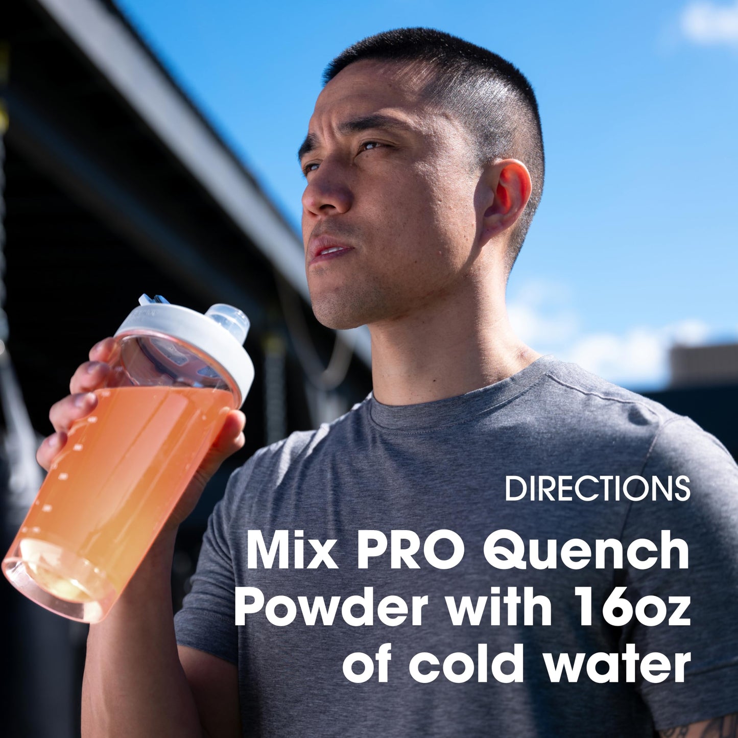 Optimum Nutrition Pro Quench, 10g Clear Protein, 10g Collagen peptides & Electrolyte Powder Drink Mix, Tropical Orange Mango, 20 Servings, 520 Grams (Packaging May Vary) - Medaid International