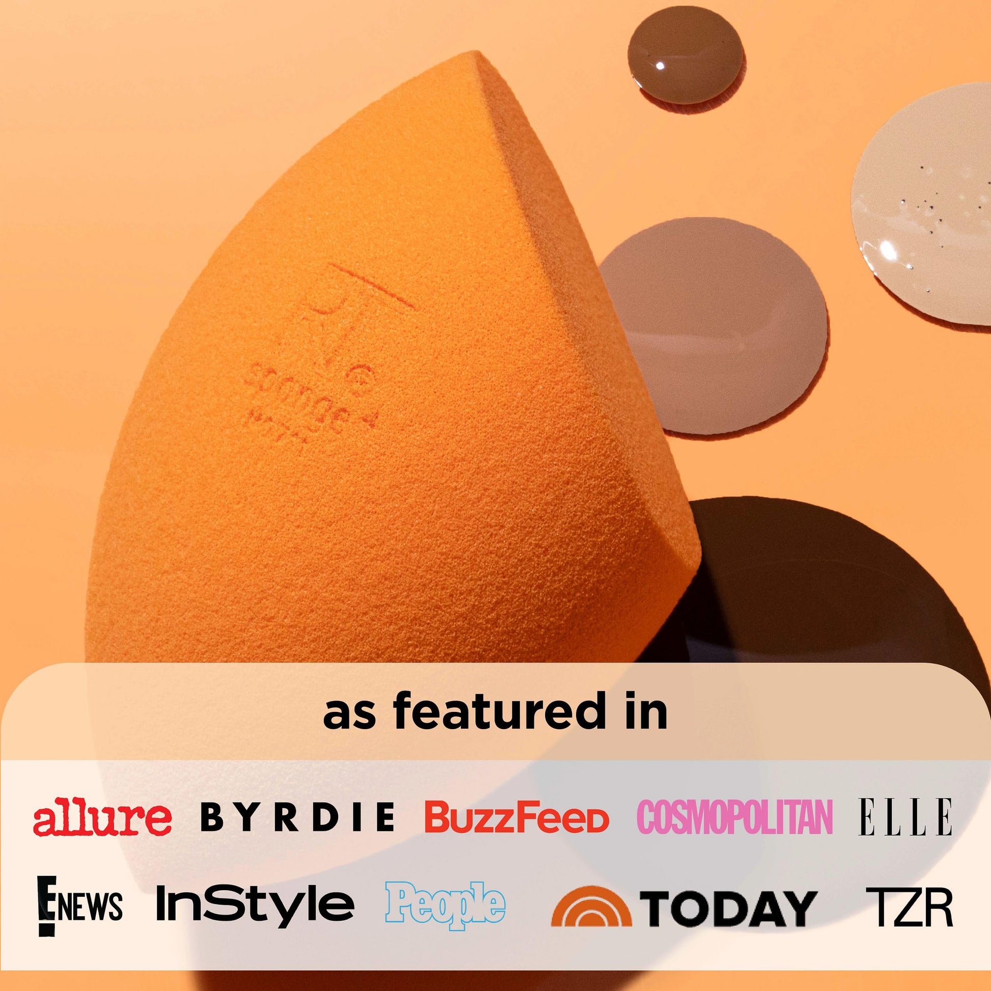 Real Techniques Miracle Complexion Sponge + Travel Case, Makeup Blending Sponge, For Foundation, Sponge Case for Travel, Light To Medium Coverage, Natural, Dewy Makeup, Latex-Free Foam, 2 Piece Set - Medaid International