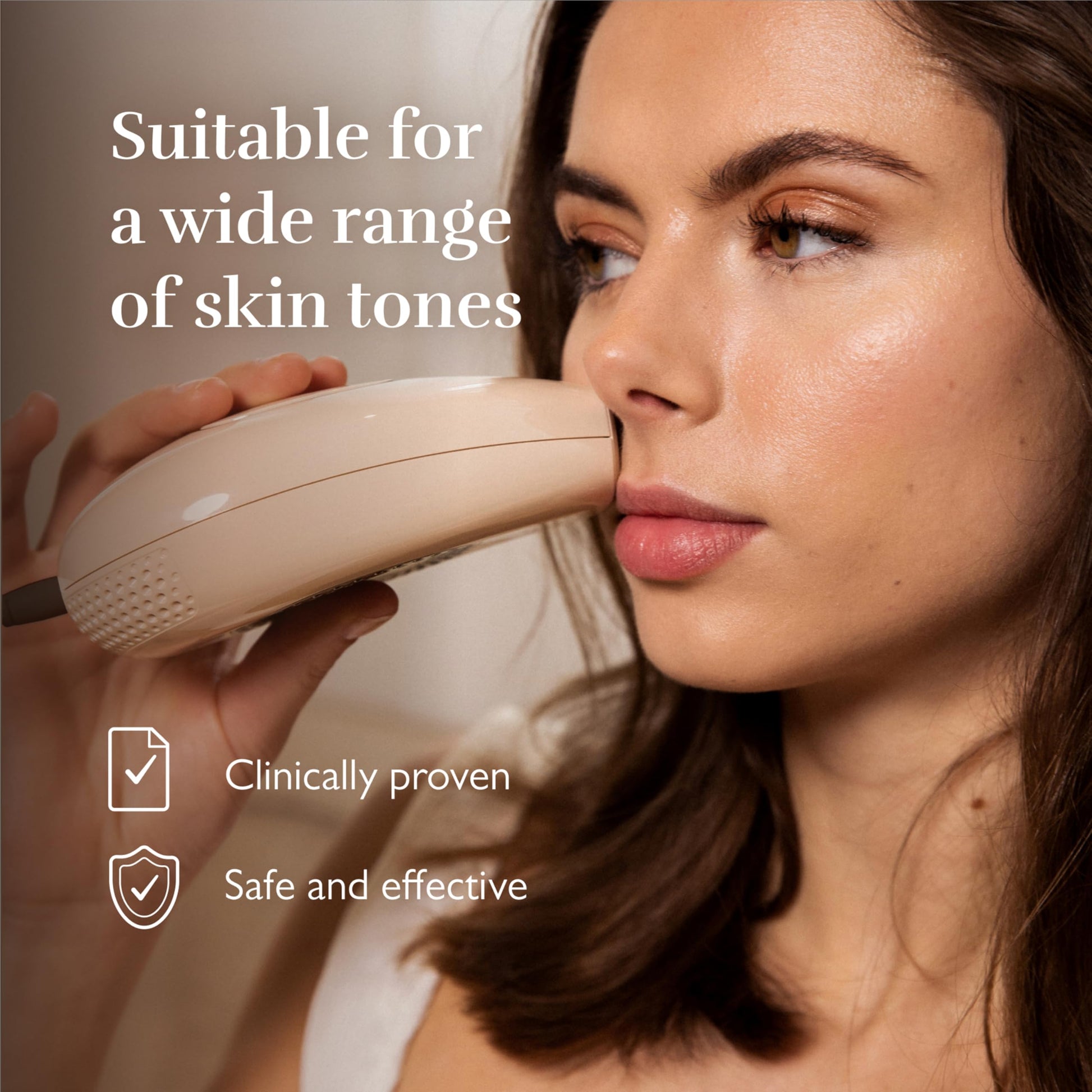 Silk'n Infinity Fast Compact IPL Device, Galvanic Enhanced Hair Removal, Face and Body, Women and Men, Travel Case Included - Medaid International