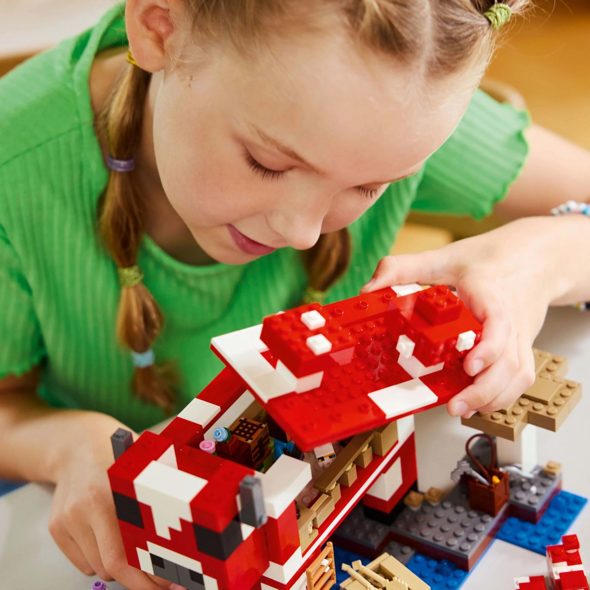 LEGO Minecraft 21270 Moshroom House, Toy, Birthday Gift, Blocks, Girls, Boys, Children, 8, 9, 10, Elementary School Students - Medaid International