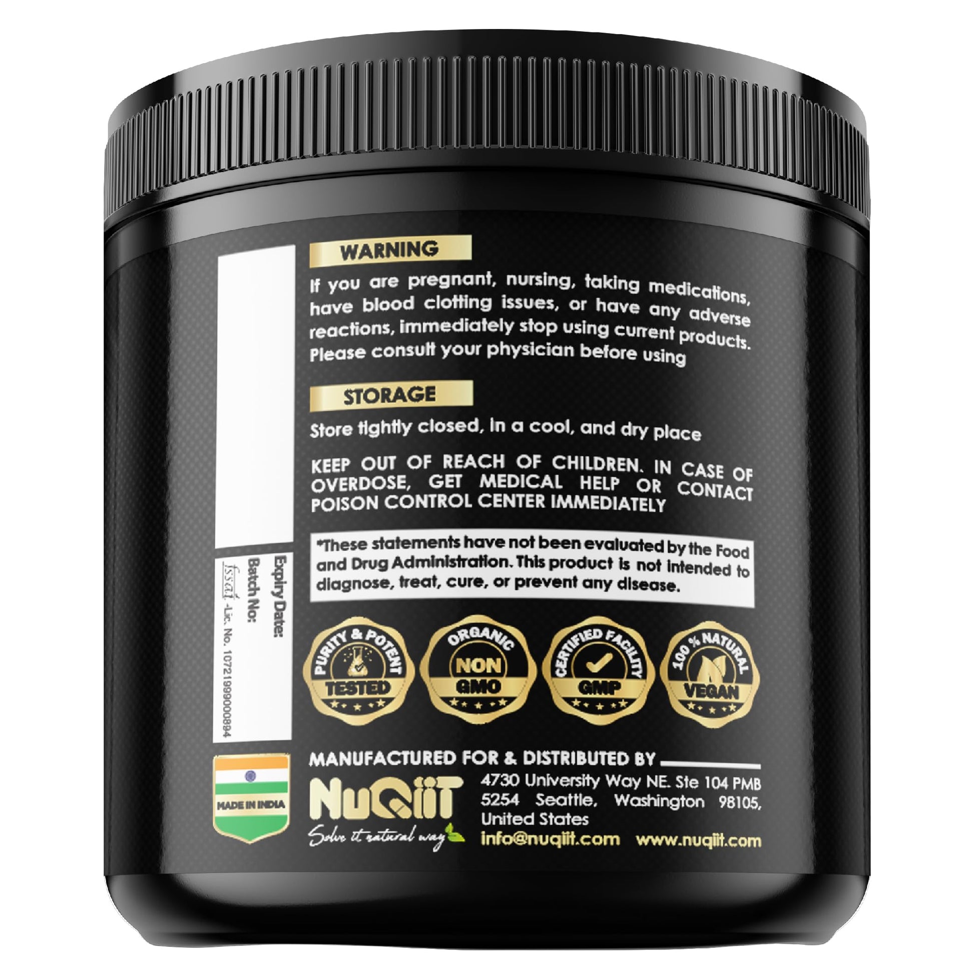 Berberine Supplement. Added Turmeric Curcumin, Trans-Resveratrol & More - Support Gastrointestinal, Body Management & Immune System - 60 Capsules - Medaid International