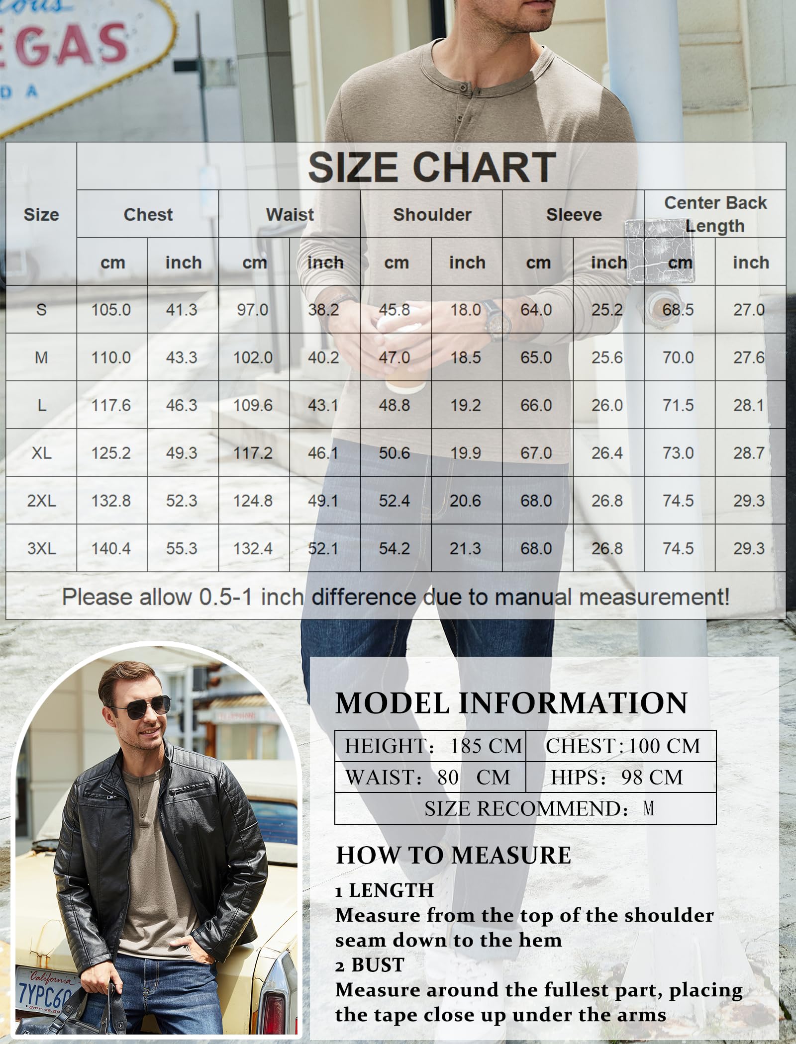 COOFANDY Men's Henley Shirts Long Sleeve Casual Vintage T-Shirt Lightweight Soft Stretch Tees Fall Henley Pullover Tops Khaki - Medaid International