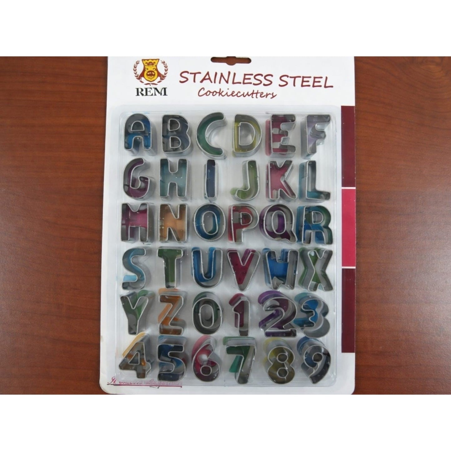 Alphabet Stainless Steel Cookie Cutter Set