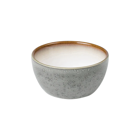 Bitz Living Stoneware Bowl 10cm Grey/ Cream