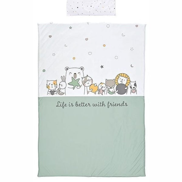 Baby Bedding 5-piece sleep Set Mint Green