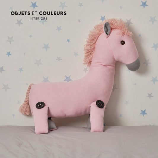 Horse Pillow Pink