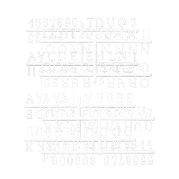 Pearhead - Black/Natural Letter Board - Grey