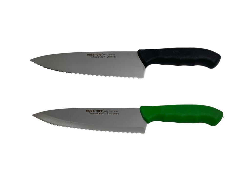 Serrated Chef Knife 19cm with Ergonomic Slip Free Handle