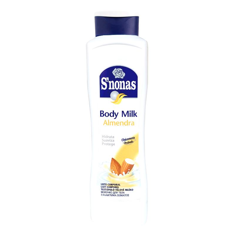 S'nonas body milk  - Almond 750ml - Medaid International