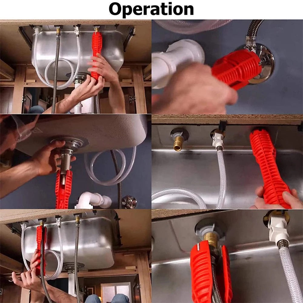 Sink Wrench | 8- in-1 مفتاح الحوض | 8 في 1