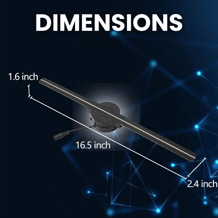 3D Hologram Fan | Eye-Catching & Stunning - Medaid International