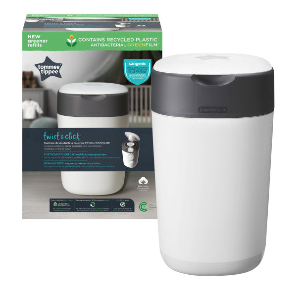 Twist and Click Nappy Bin, 1 refill included
