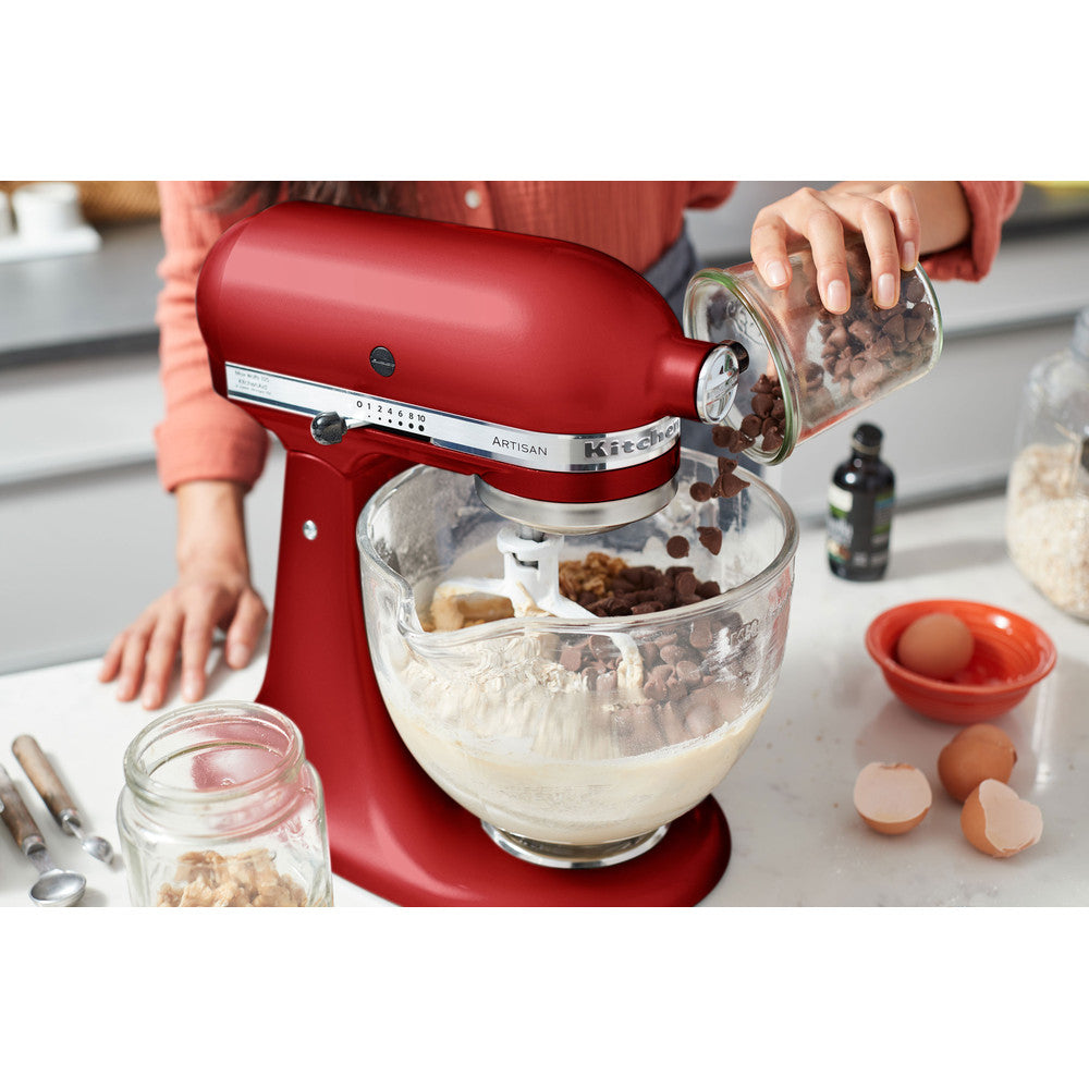 Kitchenaid MIXER TILT-HEAD 4.8L - ARTISAN WITH EXTRA ACCESSORIES - Empire red
