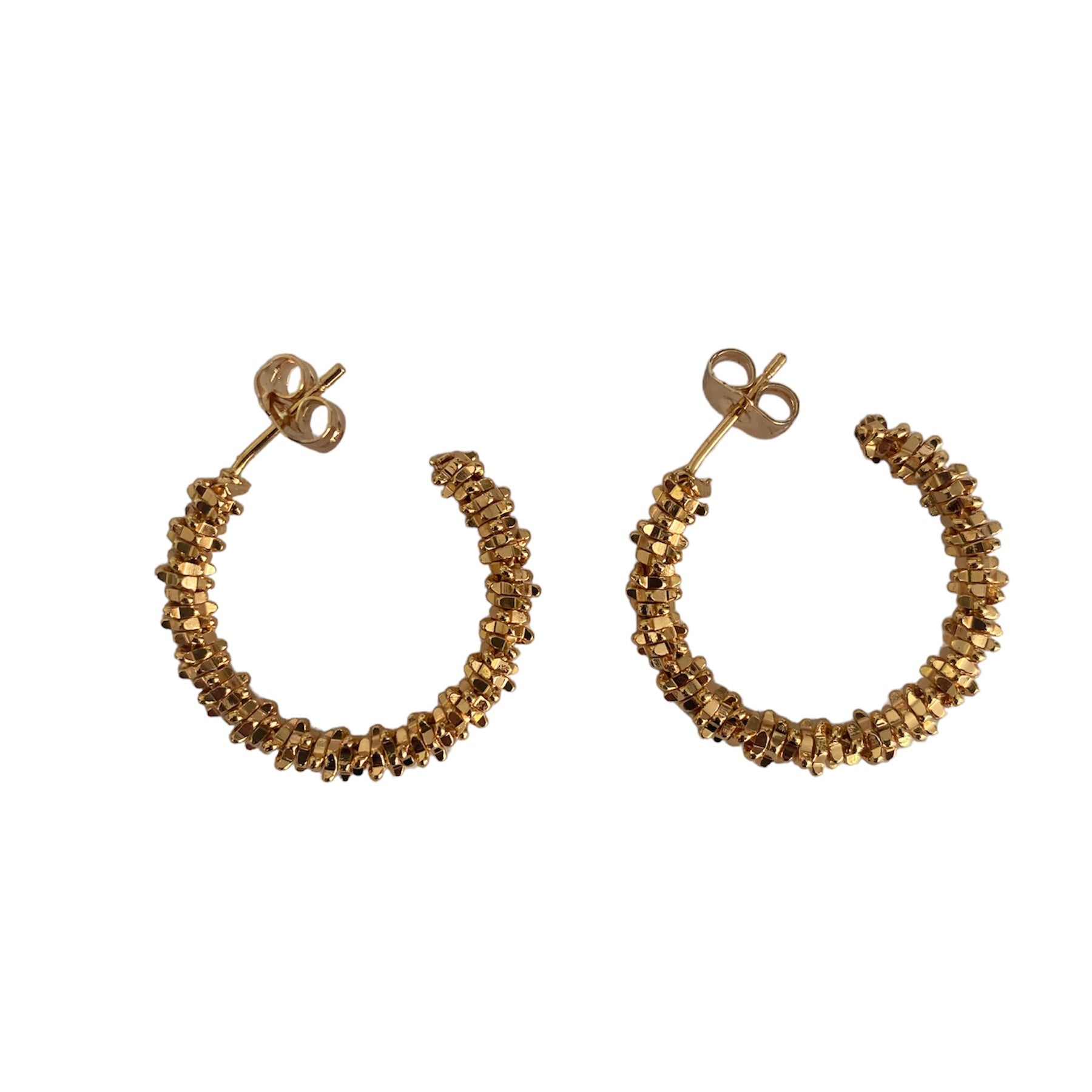 Radiant gold earrings accessory #4033 - Medaid International