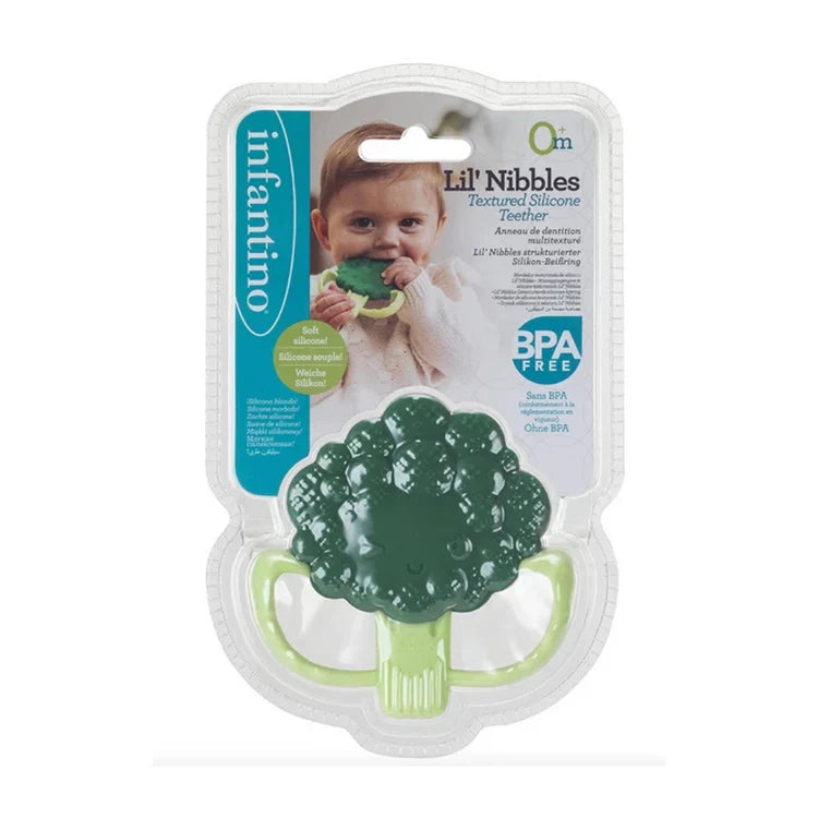 Infantino Lil Nibbles Textured Silicone Teether