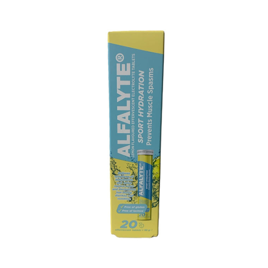 Alfalyte lemon flavored effervescent tablets (Sports Hydration)