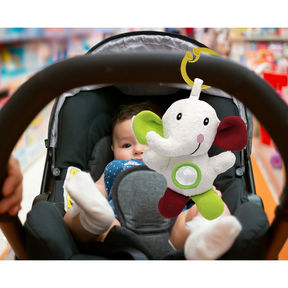 Babyjem Vibrating Baby Elephant Soft Toy Colorful