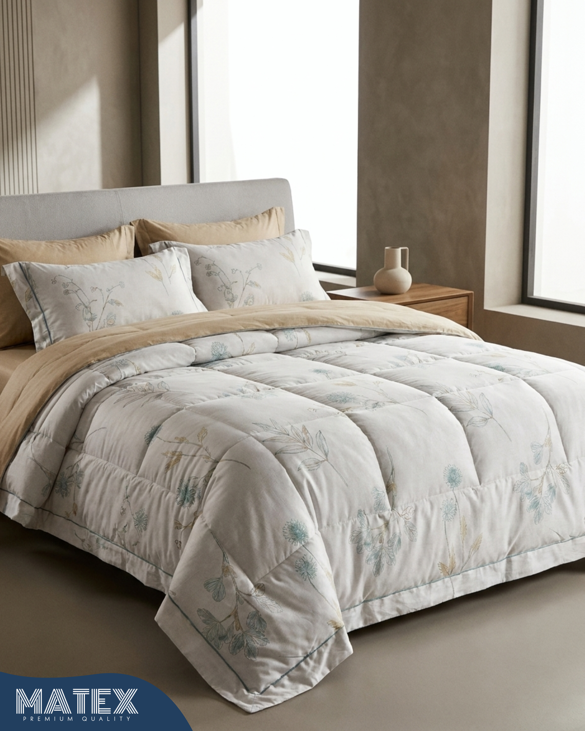 Aurelia Cotton All Season Comforter Set – 220TC