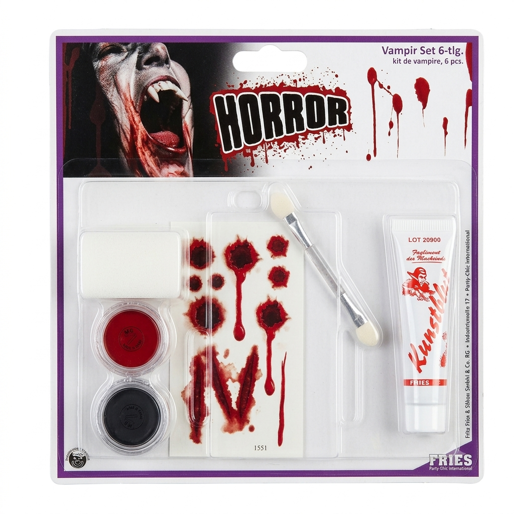 Fries Horror 6 Pieces Vampire Makeup & Special Effects Kit | Fries In Lebanon