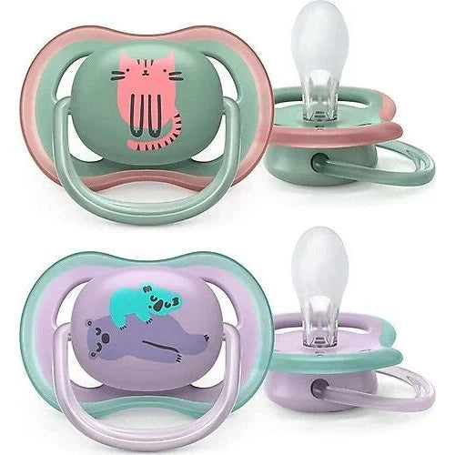 avent ultra air design soothers 0-6m mix  085/14