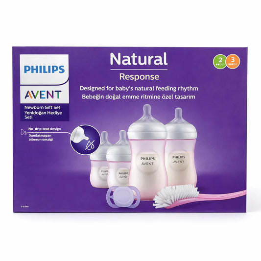 Avent All In One Natural Response Newborn Starter Set Pink