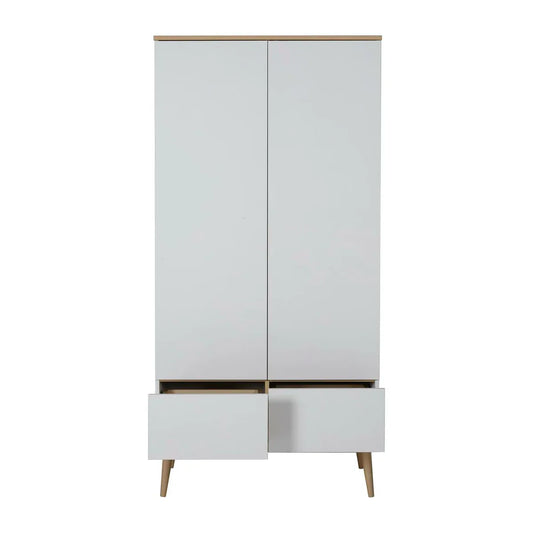 Quax - Flow Wardrobe - Spacious Storage - White & Oak