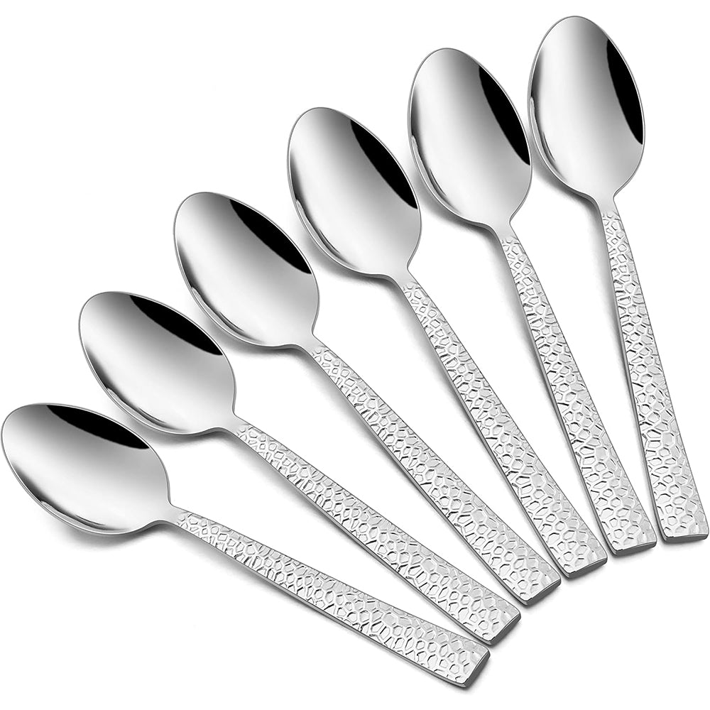Danny Home 6-Pieces Dinner Stainless Steel Table Spoons Silverware Flatware