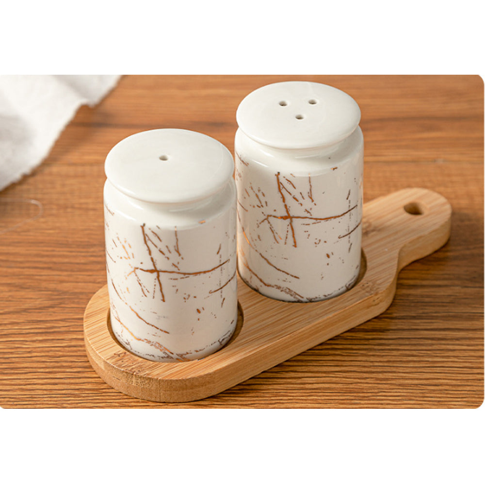 Nut Bowl with Nutcracker & Bamboo Lid