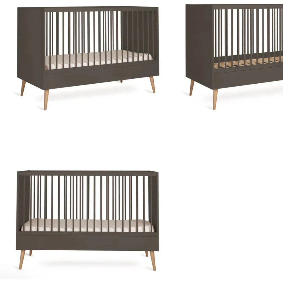 Quax - Cocoon Convertible Bed - 140x70cm - Moss Crib