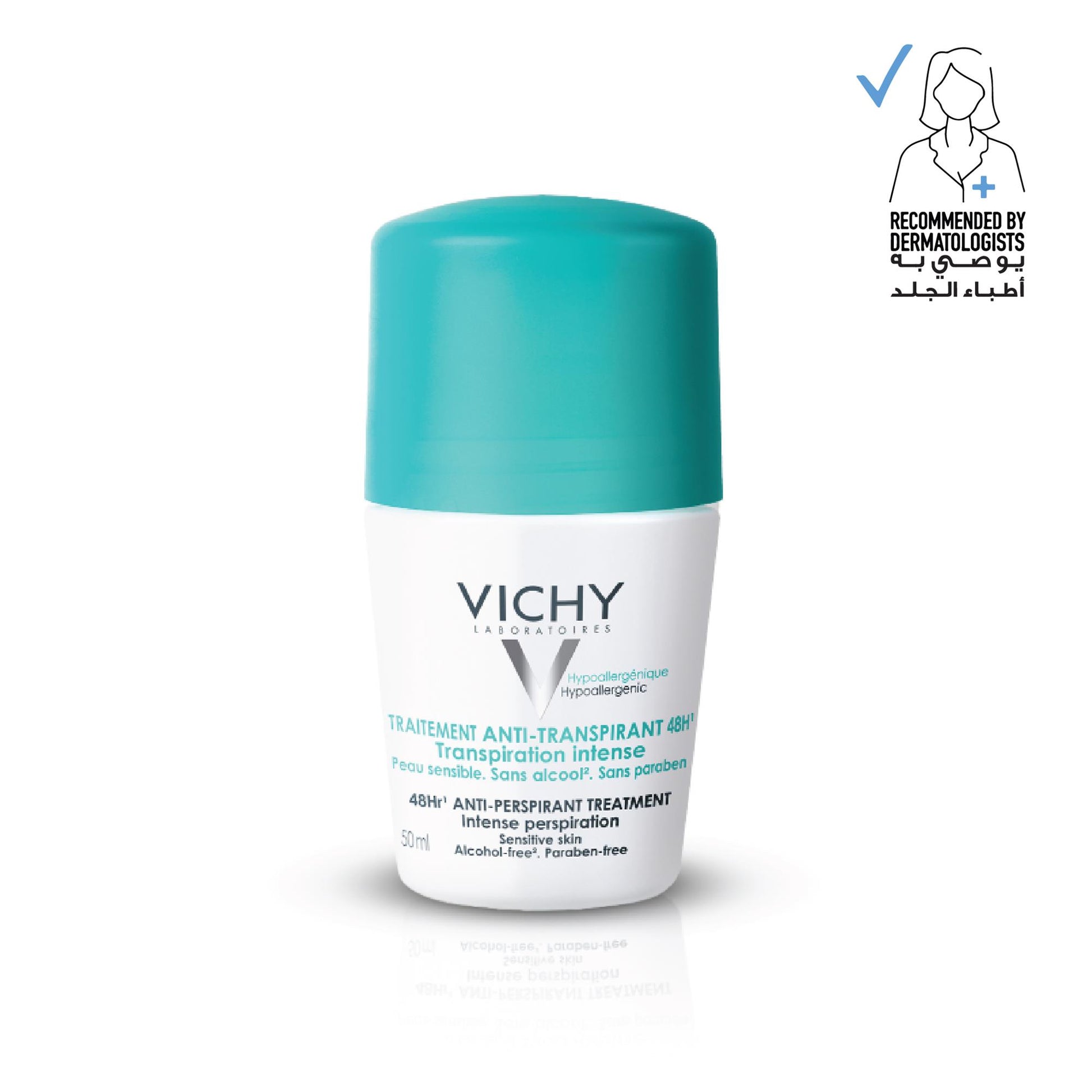 Vichy 48-Hour Intensive Anti-Perspirant Treatment - Roll-On-50ML