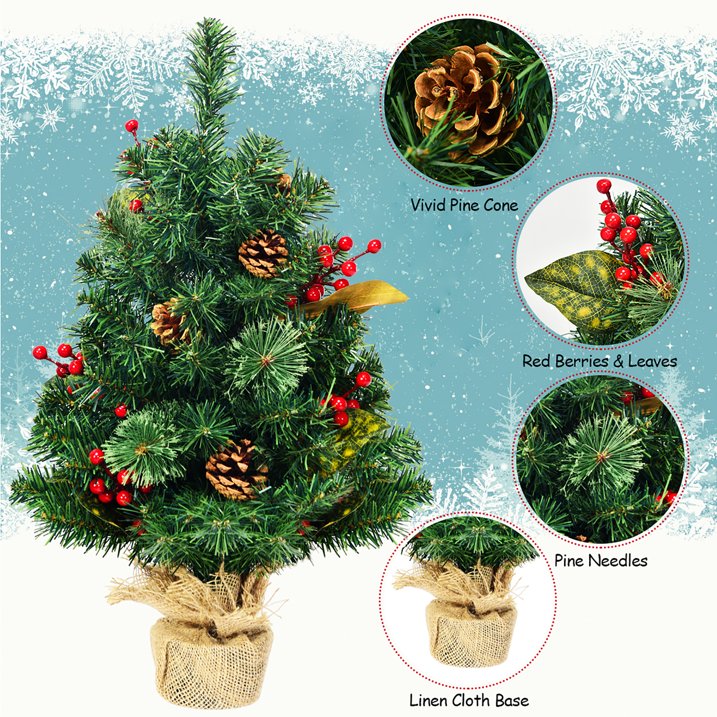 Mini Tabletop Christmas Tree - 60 cm