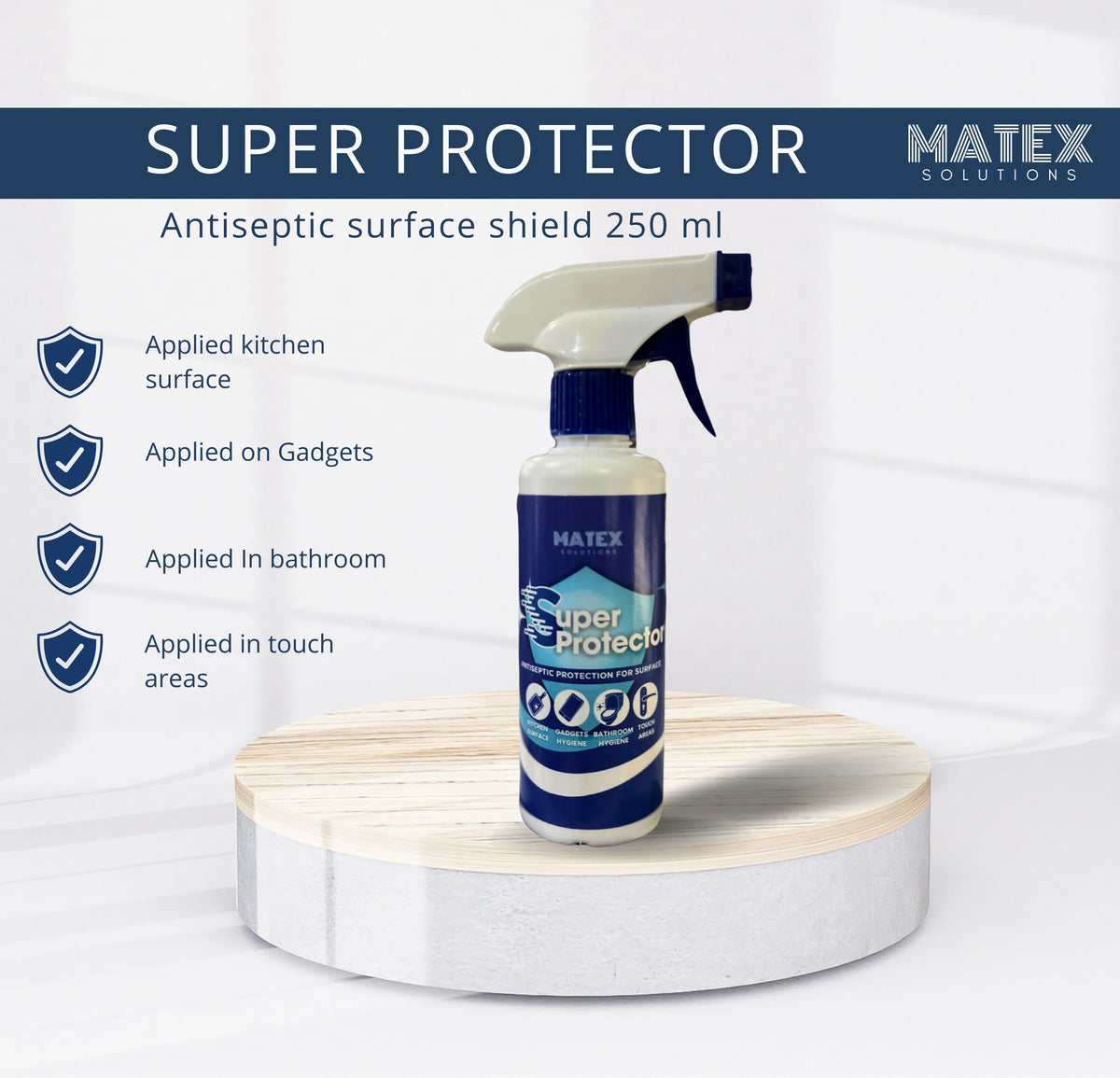Super Protector Antiseptic Solution – 250 mL
