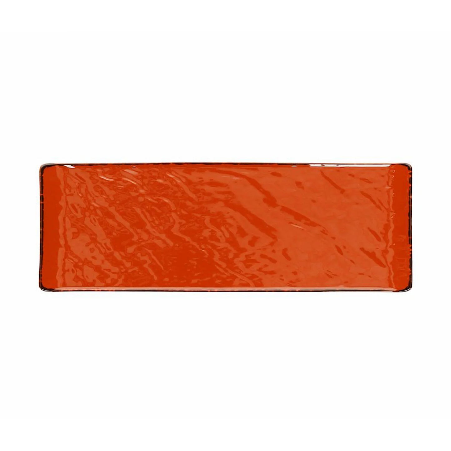 Tognana Vulcania Rect.Plate 30x10cm Orange