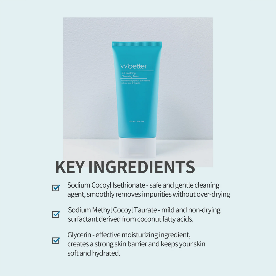 VVBetter 5.5 Soothing Cleansing Foam