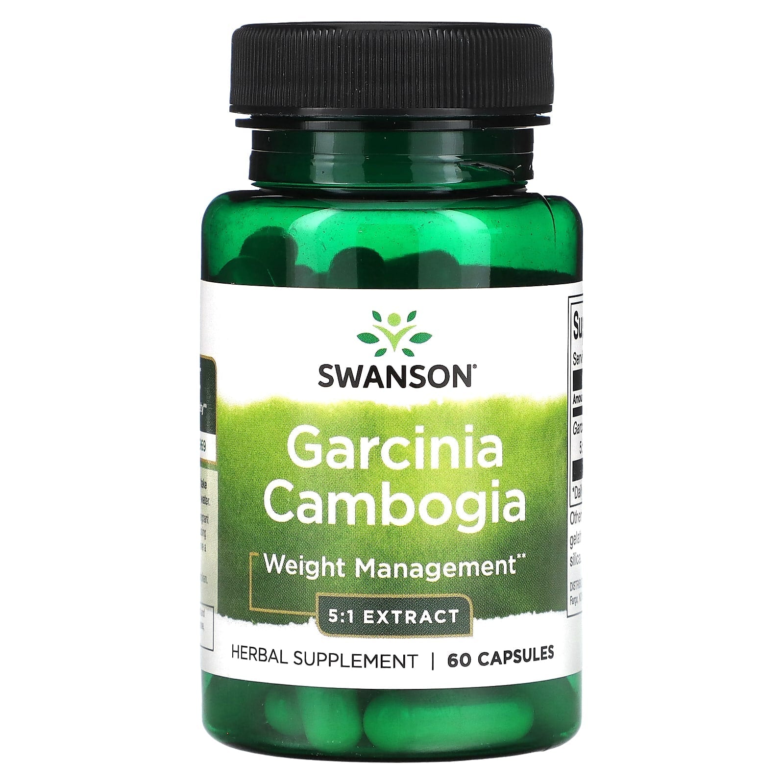 Swanson, Garcinia Cambogia 5:1 Extract, 60 Capsules - Medaid International