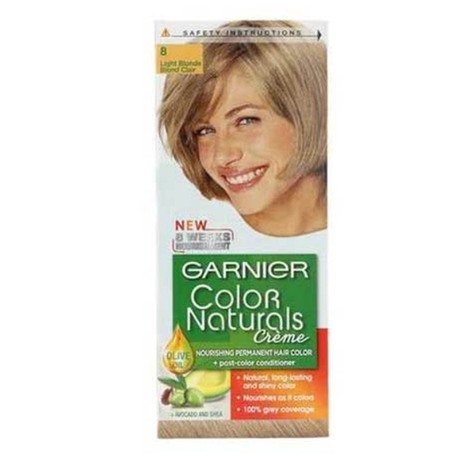 Garnier color naturals # 8 light blonde