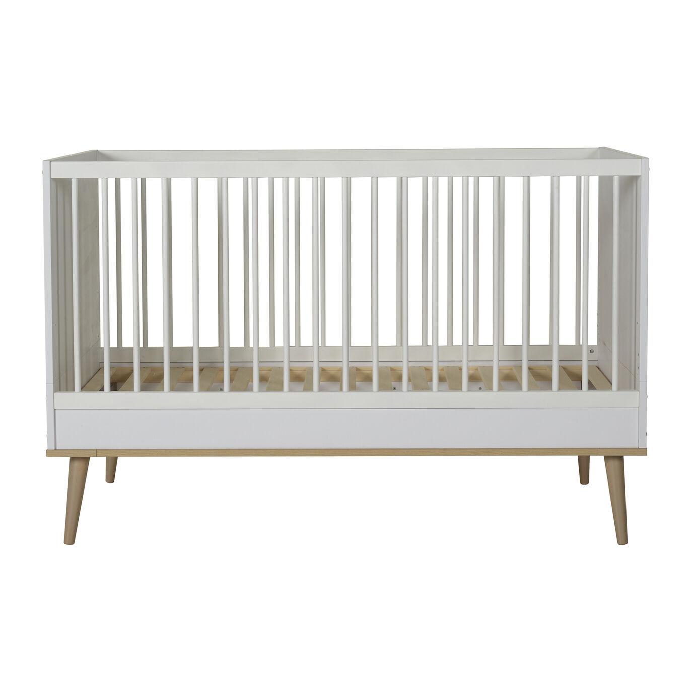Quax Flow Bed 140x70 Cm White Convertible Cot