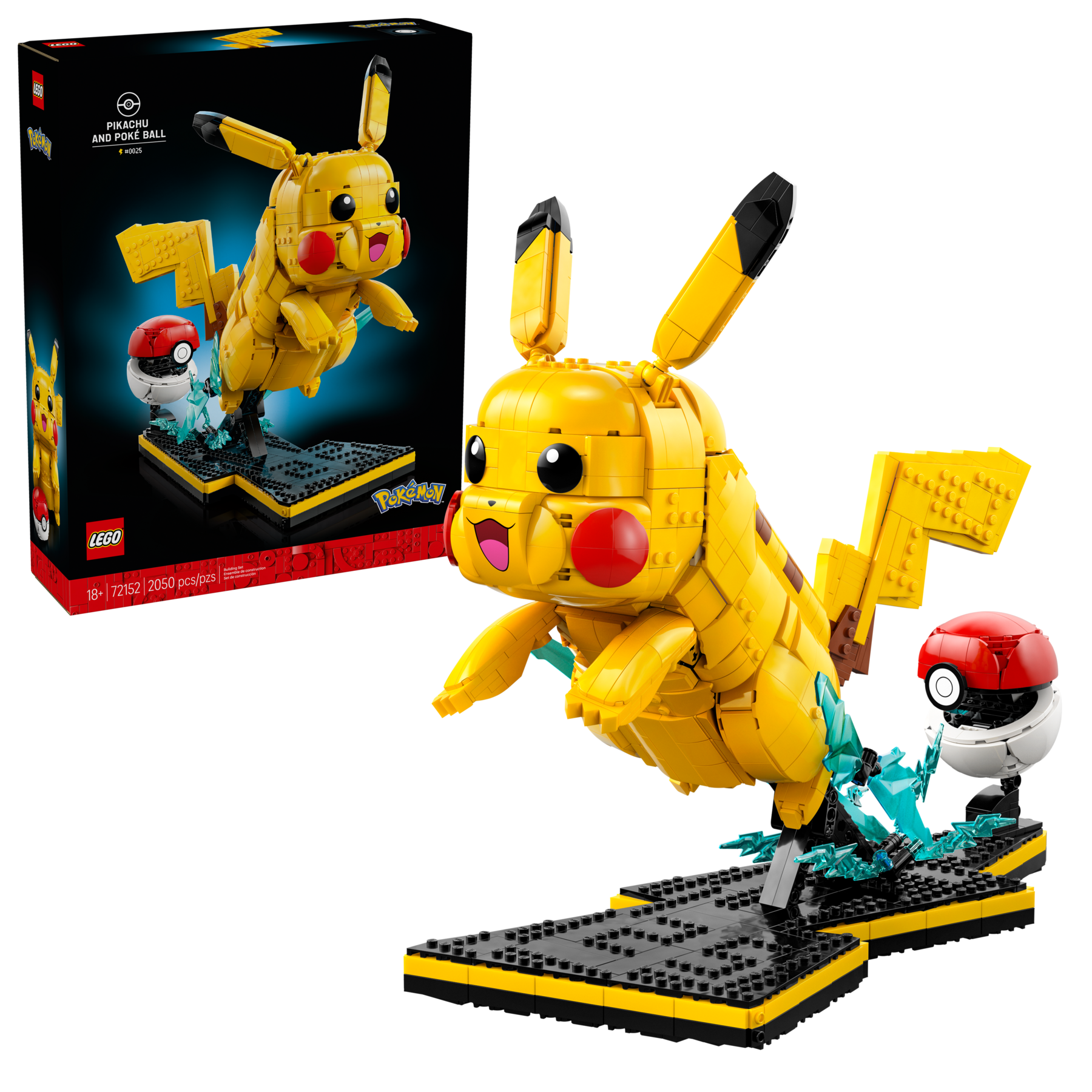 Lego Pikachu and Poké Ball (72152)