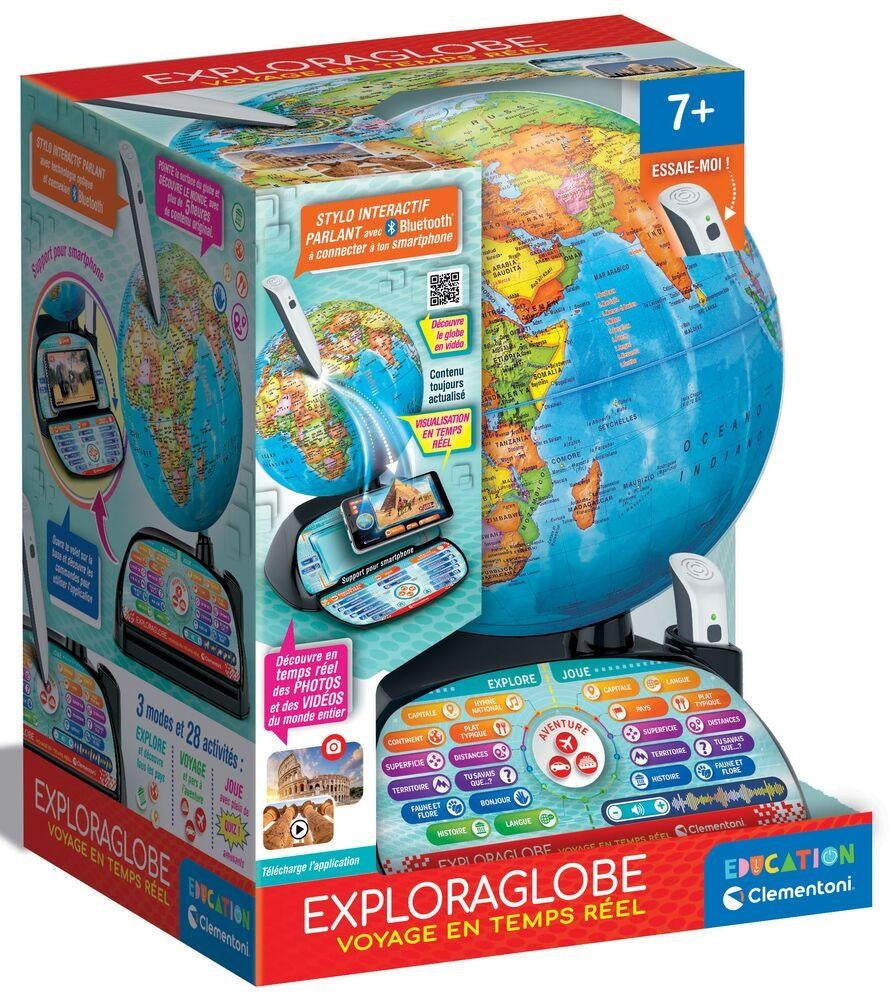 Clementoni Education Explor a globe Real-Time Travel French