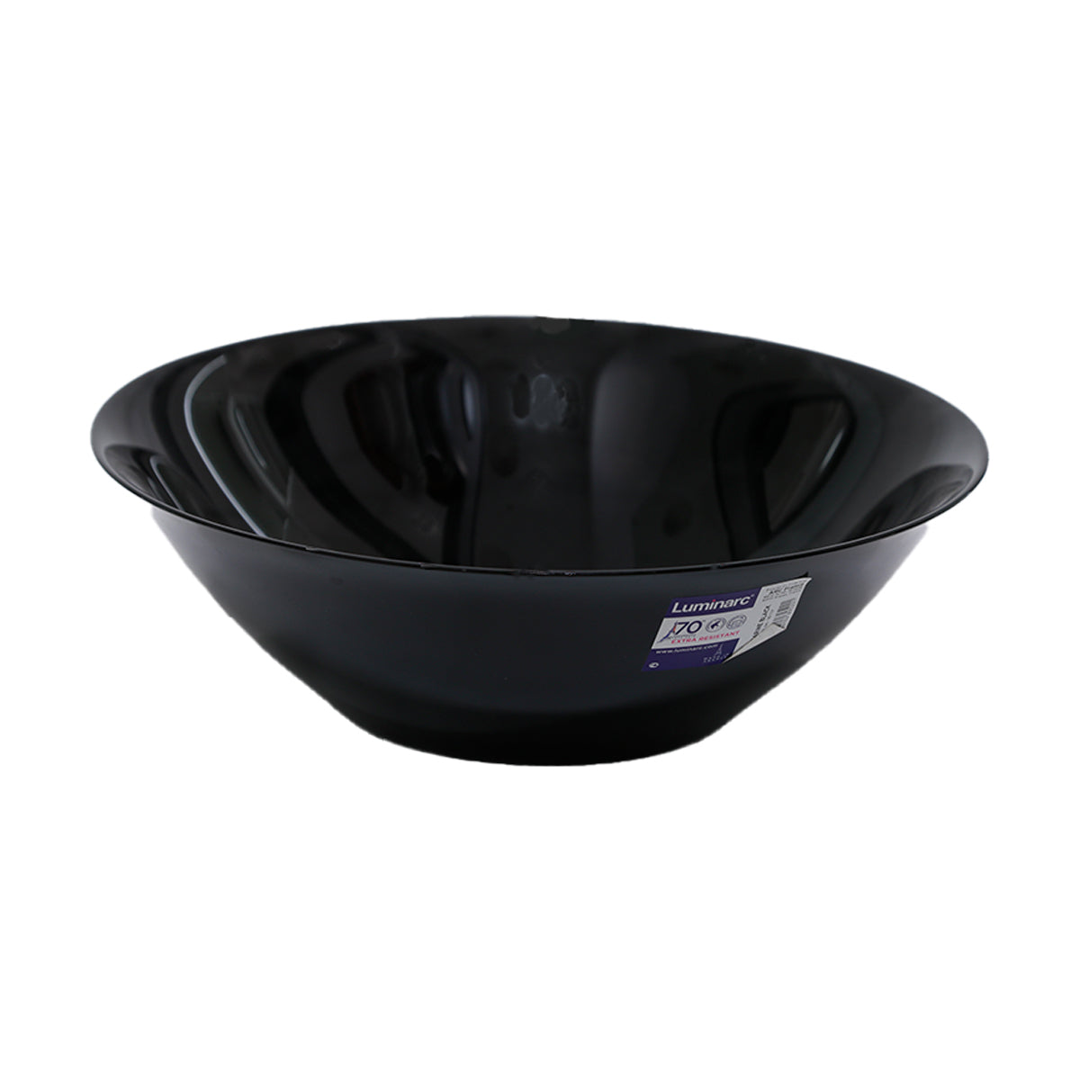 Luminarc carine black salad bowl (27cmx11cm)