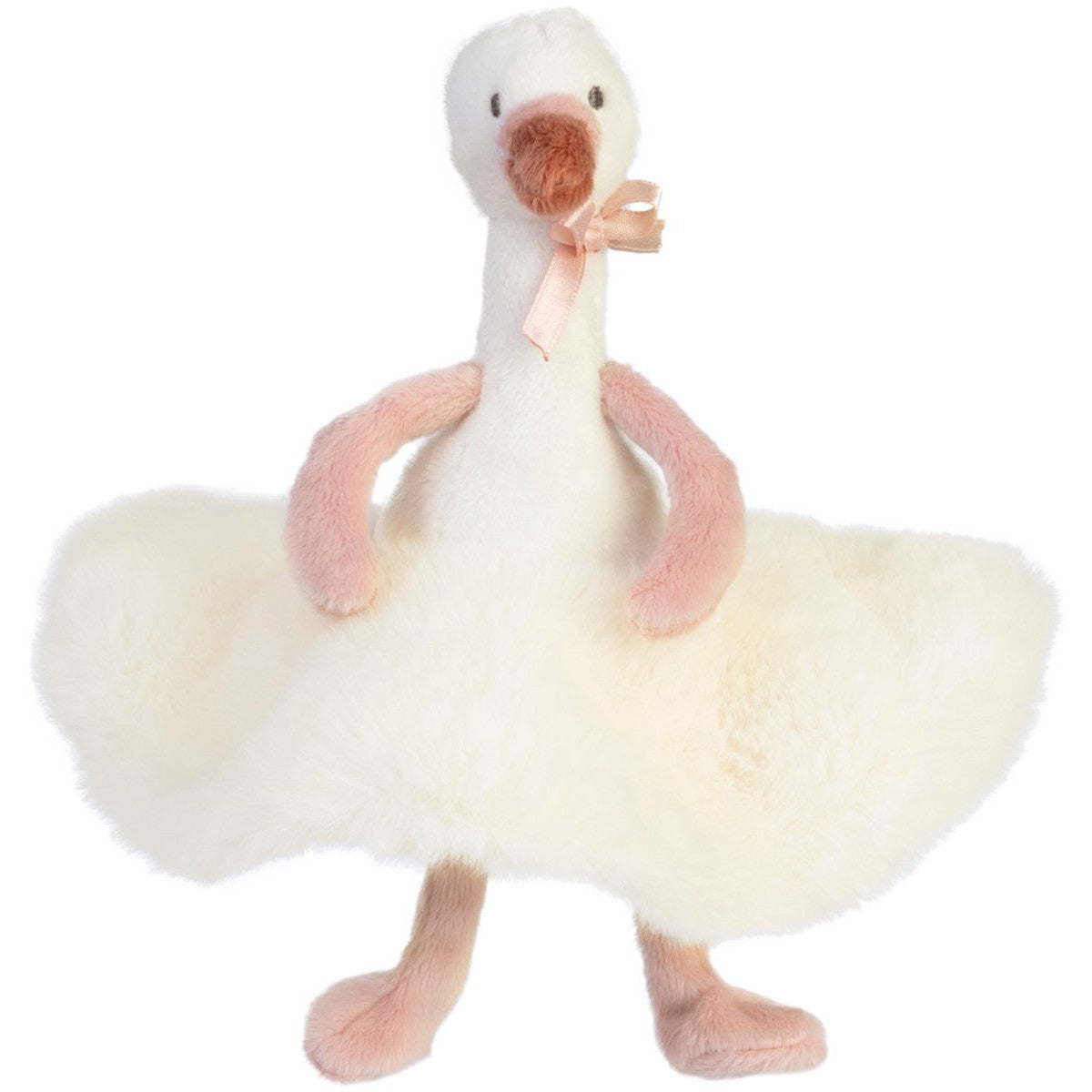 Happy Horse Swan Swizzle Plush Toy 18cm White
