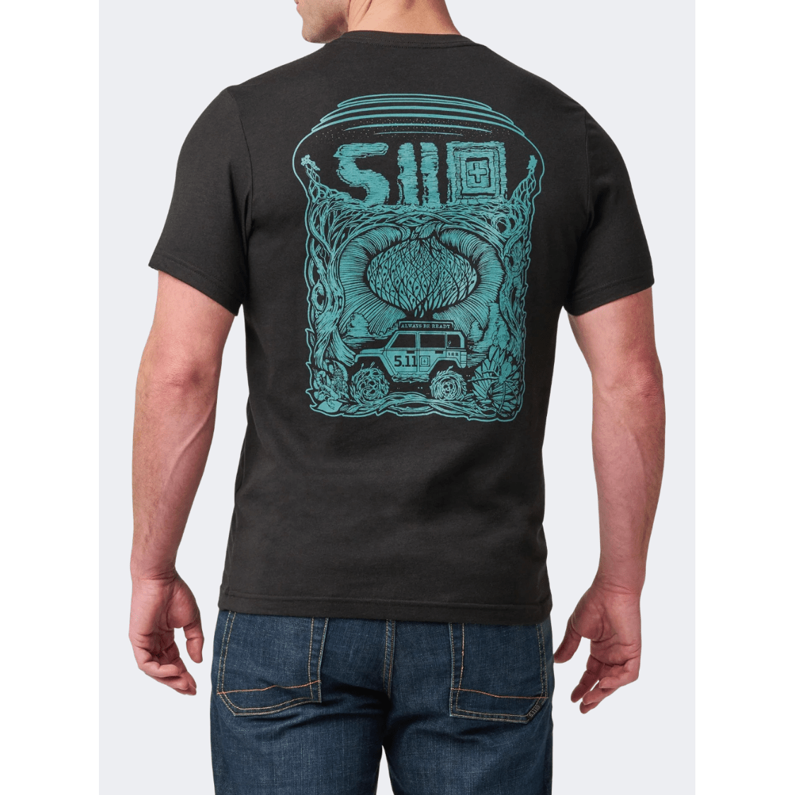 5-11 Sedona Poster Men Tactical T-Shirt Black - Medaid International