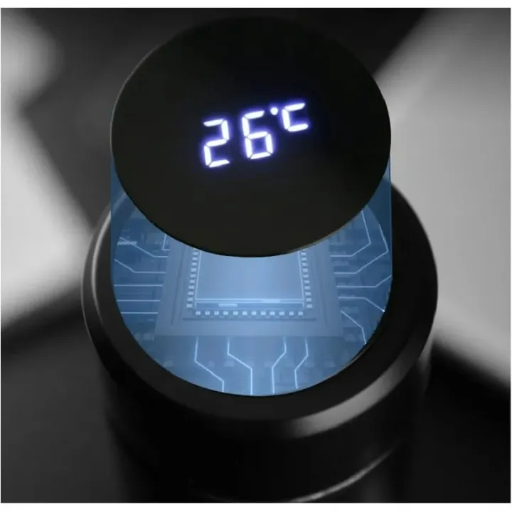 Temperature Display Vacuum Insulated Water Bottle Thermos - Medaid International