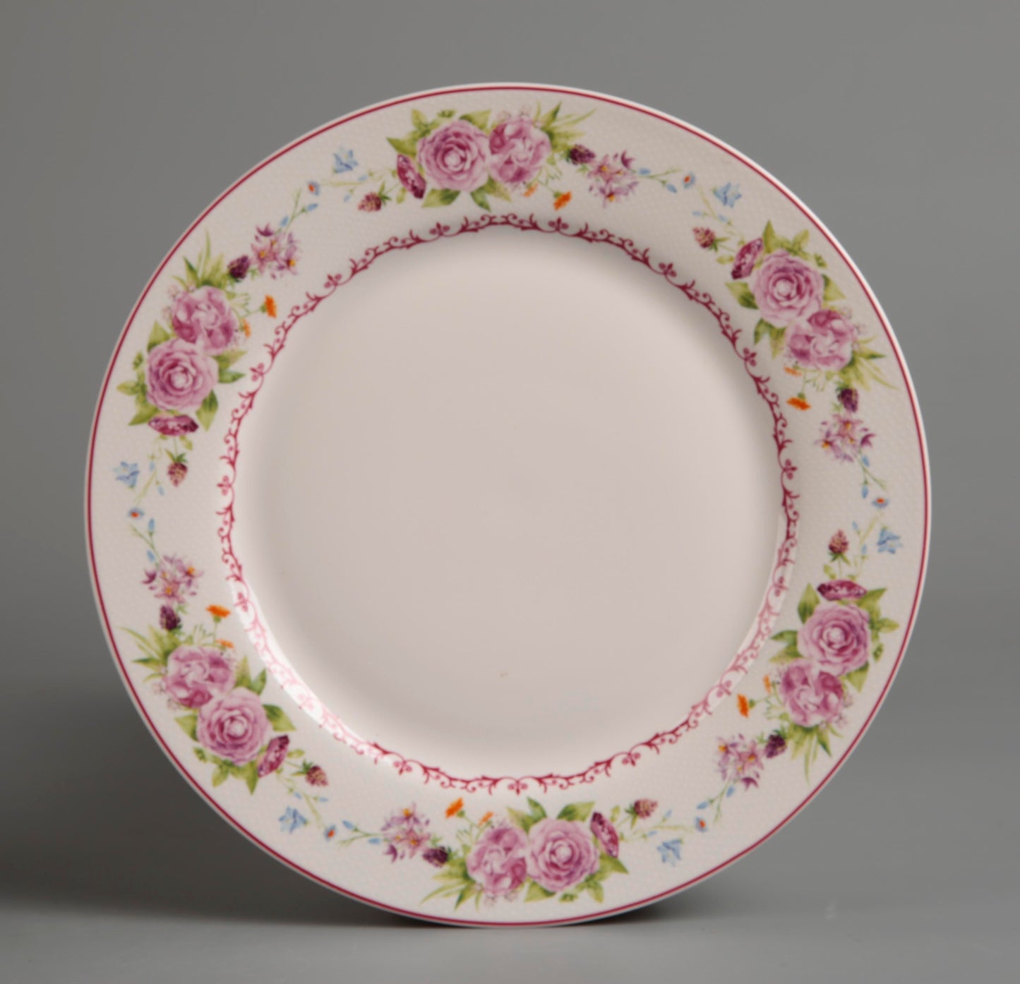 Symphony pink décor dinner plate Ø:27cm